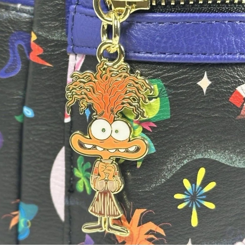 Disney Parks 2025 Pixar INSIDE OUT 2 Loungefly Mini Backpack - NWT - Picture 6 of 6